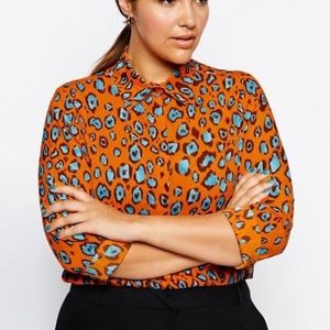 ASOS Leopard Print Blouse